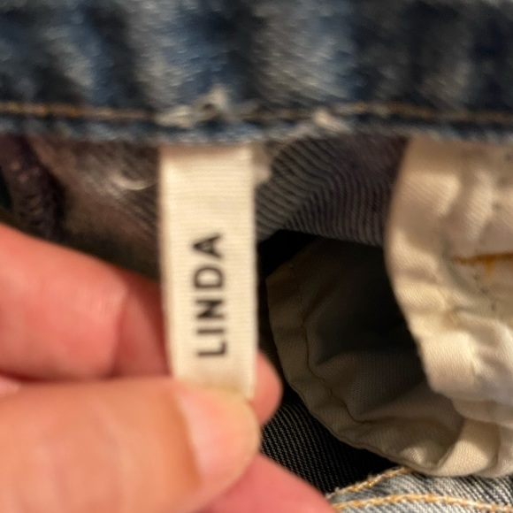 GRLFRND Denim Linda Crop Distressed Jean Size 30 - Picture 9 of 10